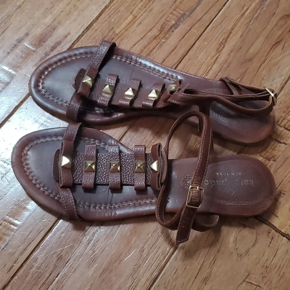Kate Spade bow Gladiator studded sandals